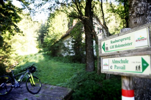 Almenland Schilder Radweg